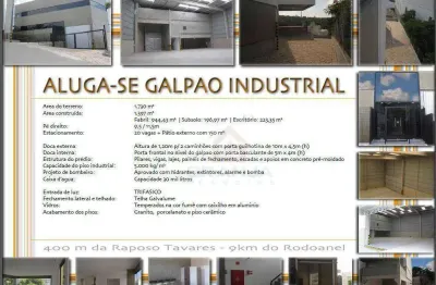 Galpão para alugar, 1397 m² por r$ 27.000,00/mês - granja viana - cotia/sp