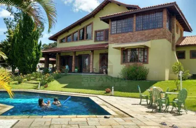 Casa com 6 dormitórios à venda, 480 m² por r$ 1.600.000,00 - granja viana - jandira/sp