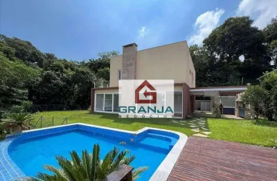 Casa com 4 dormitórios, 493 m² - venda por r$ 2.690.000,00 ou aluguel por r$ 20.000,00/mês - granja viana - carapicuíba/sp