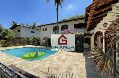Casa com 4 dormitórios à venda, 542 m² por r$ 2.500.000,00 - granja viana - cotia/sp
