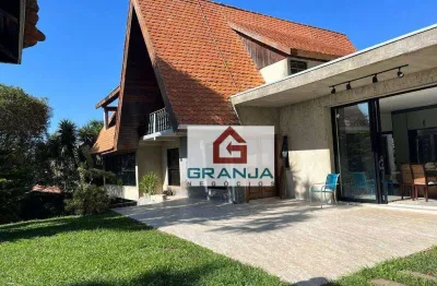 Casa com 4 dormitórios à venda, 480 m² por r$ 3.350.000,00 - granja viana - cotia/sp