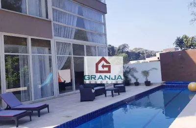 Casa com 3 dormitórios à venda, 11 m² por r$ 3.100.000,00 - granja viana - cotia/sp