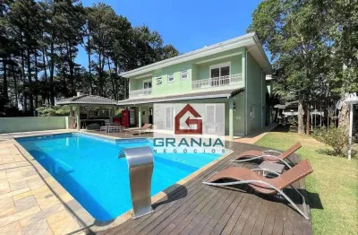 Casa com 4 dormitórios à venda, 546 m² por r$ 1.600.000,00 - granja viana - cotia/sp