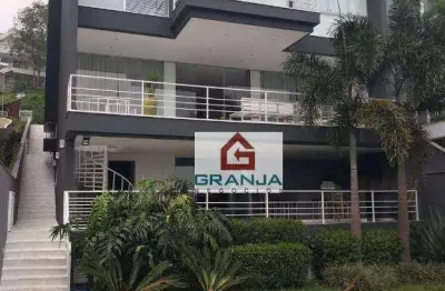 Casa com 4 dormitórios, 700 m² - venda por r$ 3.700.000,00 ou aluguel por r$ 18.000,00/mês - granja viana – golf village - carapicuíba/sp
