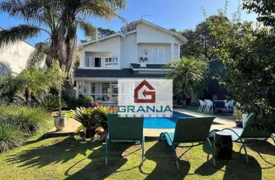 Casa com 4 dormitórios à venda, 496 m² por r$ 2.500.000,00 - granja viana - cotia/sp