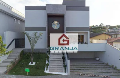 Casa com 4 dormitórios à venda, 421 m² por r$ 4.490.000 - granja viana - cotia/são paulo