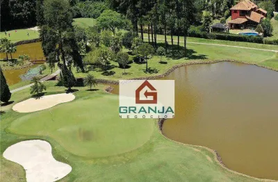 Mansão  no gramado do golf com 4 suítes à venda, 724 m² por r$ 7.000.000 - granja viana - cotia/sp