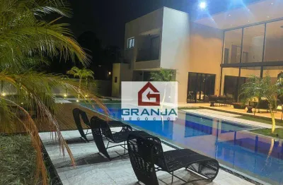 Casa com 5 dormitórios à venda, 850 m² por r$ 9.700.000,00 - granja viana – são paulo ii - cotia/sp