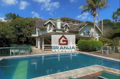 Casa com 4 dormitórios à venda, 562 m² por r$ 2.800.000,00 - granja viana - carapicuíba/sp