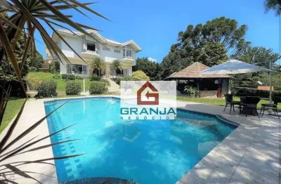 Casa com 4 dormitórios à venda, 752 m² por r$ 8.000.000,00 - granja viana - carapicuíba/sp
