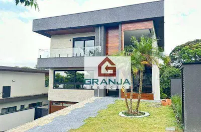 Casa com 3 dormitórios à venda, 586 m² por r$ 6.500.000,00 - granja viana - cotia/sp