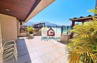 Cobertura com 3 dormitórios à venda, 280 m² por r$ 700.000,00 - guarujá - guarujá/sp