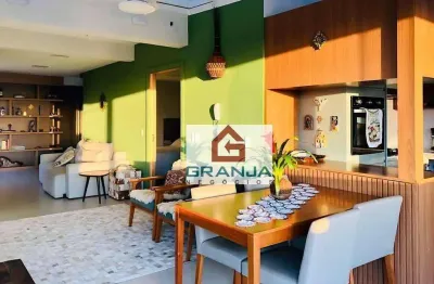 Apartamento com 2 dormitórios à venda, 97 m² por r$ 1.230.000,00 - granja viana - cotia/sp