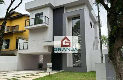 Casa com 4 dormitórios à venda, 281 m² por r$ 2.180.000,00 - granja viana – são paulo ii - cotia/sp