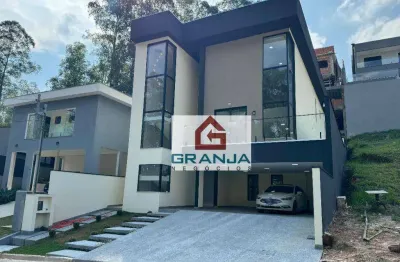 Casa moderna e clean com 03 suítes e piscina na aldeia da serra - barueri