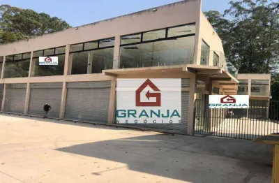 Salão novo térreo para alugar, 800 m² por r$ 50.000/mês - granja viana - cotia/sp