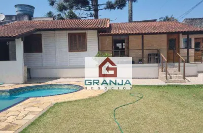 Linda casa térrea com piscina aquecida para venda por r$ 650 mil no condomínio recanto verde - cotia