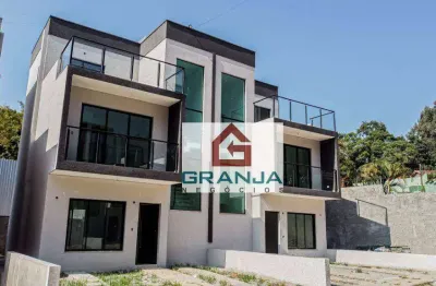 Casa com arquitetura moderna com 04 dormitorios na granja viana a venda por r$ 850 mil
