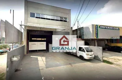 Galpão novo com 480m2 de area construída para locação - r$ 13.000,00 - estrada do embu km26 - cotia