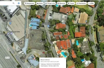 Excelente terreno para alugar, 1500 m² por r$ 7.900/mês - granja viana km23 - cotia/sp