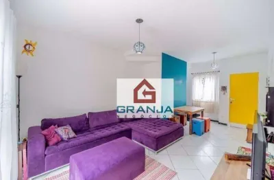 Excelente casa com 2 suítes semi isolada  à venda, 92 m² por r$ 456.000 - paisagem renoir - cotia/sp