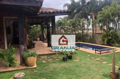 Belíssima casa terrea com 4 suítes, 450 m² - venda por r$ 3.680.000 ou aluguel por r$ 16.885/mês - palos verdes - cotia/sp