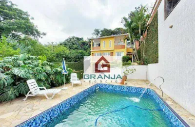 Casa com 4 suítes e piscina à venda, 212 m² por r$ 1.156.000 - pinus park/granja viana - cotia/sp