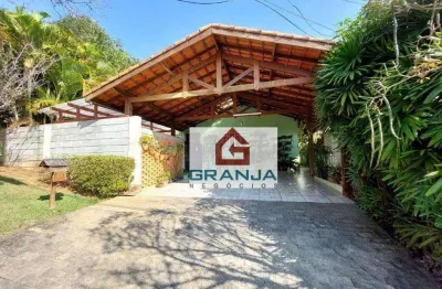 Excelente casa térrea com 3 dormitórios/suíte e hidro  à venda, 163 m² por r$ 1.070.000 - granja viana – parque paulistano - cotia/sp