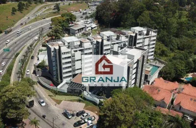 Lindo apartamento com 3 dormitórios/02 suítes venda, 107 m² por r$ 1.180.000 - granja viana  costa do marfim - cotia/sp