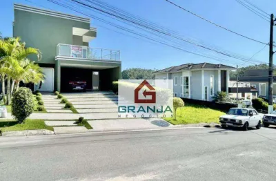 Casa com 3 dormitórios (1 suíte), gourmet à venda, 335 m² por r$ 1.750.000 - village los angeles - cotia/sp