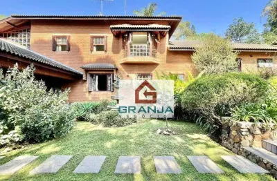 Casa com 5 dormitórios - venda por r$ 2.950.000,00 ou aluguel por r$ 25.800,00 - granja viana - cotia/sp