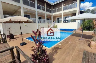 Imóvel moderno em condomínio com 6 suítes, área gourmet, piscina, ar condicionado à venda por r$ 2.980.000 - parque rio abaixo - atibaia/sp