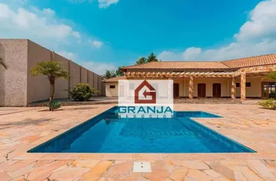 Excelente imóvel reformado com 4 suítes, piscina, quintal à venda, 688 m² por r$ 3.400.000 - jardim passárgada i - cotia/sp