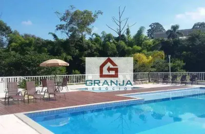 Excelente oportunidade de venda, imóvel em condomínio com ótimos acabamentos por r$ 590.000 - granja viana - cotia/sp