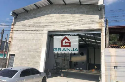Excelente oportunidade de galpão para alugar, 320 m² por r$ 7.000/mês - granja viana - cotia/sp