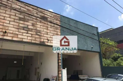 Galpão amplo com espaço para construção completa 185 m² - venda por r$ 2.500.000 ou aluguel por r$ 13.000/mês - parque são george - cotia/sp