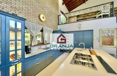 Excelente imóvel repleto de armários com 7 dormitórios (5 suítes) à venda, 920 m² por r$ 6.920.000 - granja viana - cotia/sp