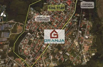 Excelente lote 360,00 m², limpo, declive à venda por r$ 330.000 - granja viana - jardim dos ipês - cotia/sp