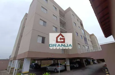 Lindo apartamento com planejados, 2 dormitórios e varanda à venda, 61 m² por r$ 270.000 - granja viana - cotia/sp