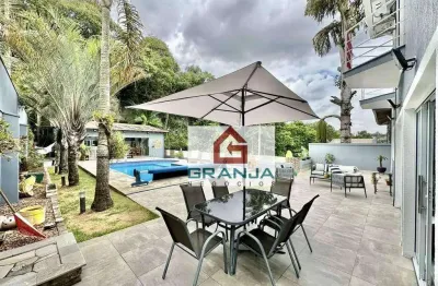 Excelente oportunidade de imóvel repleto de armários com 3 suítes à venda, 224 m² por r$ 2.500.000 - granja viana - nova higienópolis - jandira/sp