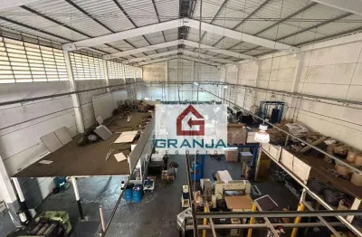 Galpão industrial com 1030 m² area útil- venda por r$ 5.500.000 ou aluguel por r$ 28.205/mês - vila jovina - cotia/sp