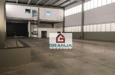 Excelente galpão em condomínio industrial para alugar, 1200 m² por r$ 33.298/mês - parque industrial san josé - cotia/sp