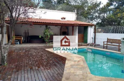Casa com 5 dormitórios, 380 m² - venda por r$ 1.550.000  - granja viana - cotia/sp