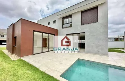 Maravilhoso imóvel 0 km, piscina, área gourmet, 4 suítes à venda, 307 m² por r$ 3.900.000 - granja viana - alphaville granja viana - carapicuíba/sp