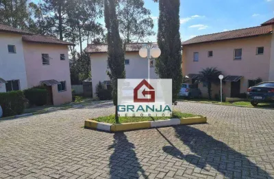 Casa em condomínio recanto dos pinheiros, 2 dormitórios, quintal, cozinha com armários - à venda, 60 m² por r$ 350.000 - chácara pavoeiro - cotia/sp