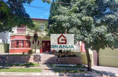 Linda casa com 4 suítes, closet, planejados, piscina, área gourmet! à venda, 436 m² por r$ 2.950.000 - são paulo ii - cotia/sp