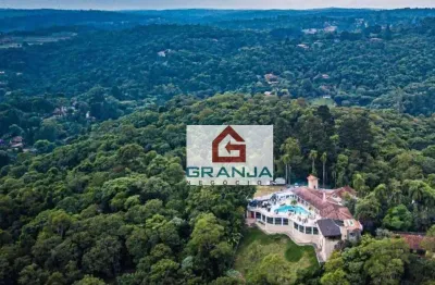 Mansão comercial multiuso - clube / hotel, spa / eventos/clínica - espetacular! venda por r$ 25.000.000 - jardim santa paula - cotia/sp