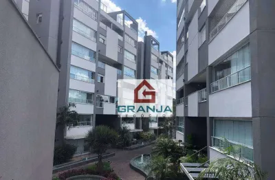 Lindo apartamento com 3dorms/2sts, gourmet, planejado, 110 m² - venda por r$ 1.450.000 ou aluguel por r$ 9.000/mês - parque frondoso - cotia/sp