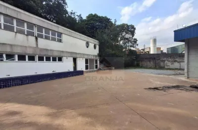 Área industrial com 02 galpões, 2816 m² - venda por r$ 6.500.000 ou aluguel por r$ 51.800/mês - jardim cláudio - cotia/sp