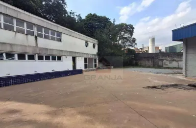 Área industrial com 02 galpões, 2816 m² - venda por r$ 6.500.000 ou aluguel por r$ 51.800/mês - jardim cláudio - cotia/sp